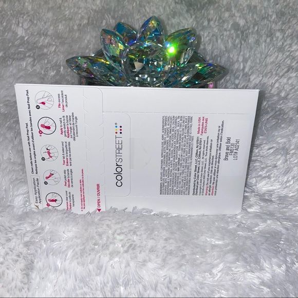 Color Street- Brave and Bold, shimmery teal nail strip set - Picture 6 of 15